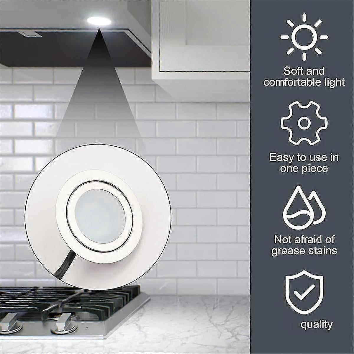 12V DC 2W Range Hood Lights with EL Socket Male, 2Pack Hole Closet Stove LED Light Recessed, Kitchen Light Bulb