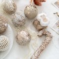 Christmas Balls Christmas Tree Silver Wedding Ceremony Champagne