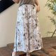 thumbnail image 1 of Pantalones de Mujer Casual Silk Printed Loose Wide Leg Pantalones Recortados de Poliéster, Pantalones Casuales para Uso Diario Y Al Aire Libre, 1 of 4