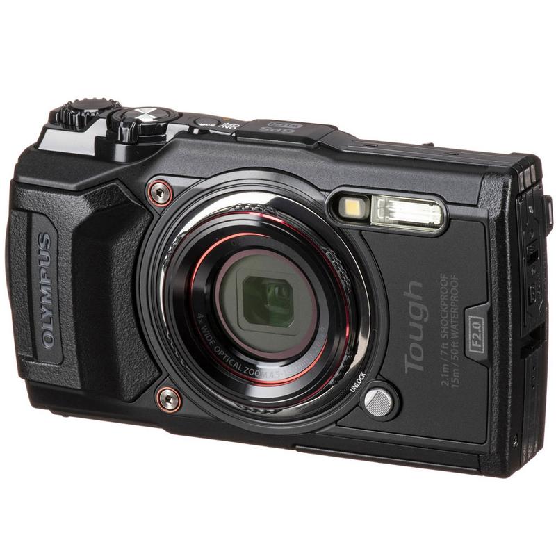 OLYMPUS Tough TG-6 12MP Waterproof W-Fi Digital Camera Black with 32GB Card + Accessory Kit - image 2 of 10