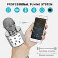 thumbnail image 3 of Qishi Voice Disguiser Karaoke Machine for Kids, Silver, 3 of 6