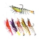 thumbnail image 4 of Pesca con señuelos blandos,Señuelos de pesca cebos artificiales con anzuelos afilados,Aparejos de pesca con cebos artificiales fluorescentes,Señuelos blandos con cebos luminosos realistas, 4 of 9