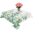 thumbnail image 2 of Sage Green Eucalyptus Table Cloth Waterproof Tablecloths, Farmhouse Botanical Leaves Tablecloth Dining Table Cover for Kitchen Party Tabletop Outdoor, Square Tablecloth 54x54 Inch, 2 of 9