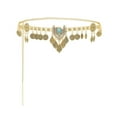 thumbnail image 4 of Adornos de cadena para mujer, joyería occidental femenina, joyería étnica informal. Cadena De Cintura Dorada, 4 of 9