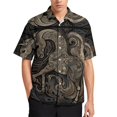 thumbnail image 3 of Camisas con estampado digital de animales y caballos para hombre, camisas hawaianas holgadas informales de manga corta para playa, blusas de gran tamaño para hombre, 3 of 5