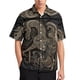 thumbnail image 3 of Camisas con estampado digital de animales y caballos para hombre, camisas hawaianas holgadas informales de manga corta para playa, blusas de gran tamaño para hombre, 3 of 5