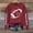 A1 Brick Red, variant on Womens Football Sweatshirt Casual Crewneck Long Sleeve Game Day Pullover Tailgate Graphic Sweatshirts for Women Blue M