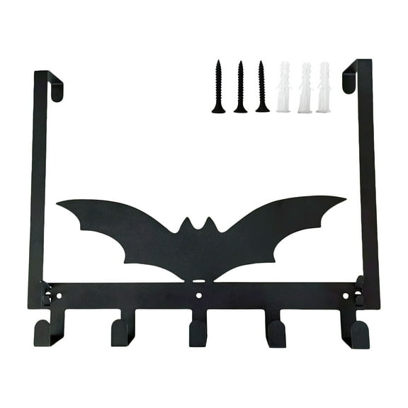 putnchl Over The Door Hooks Gothic Shelf Halloween Wall Decor Towel Holder For Bathroom Door Mount Wall Mount Towel Rack