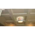 thumbnail image 6 of Moderne Flush Mount Conversion Kit 14"w White Fabric Drum Lampshade, 6 of 8