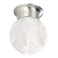 thumbnail image 1 of Volume Lighting V7319-33 1-Light Flush Mount Ceiling Fixture, Brushed Nickel, 1 of 3