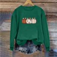 thumbnail image 7 of VKOYWKM Women's Halloween Graphic Sweatshirt Spooky Season Print Pullover Top Cute Crewneck Sweatshirt Oversized Long Sleeve Fall Sweatshirts, 7 of 7