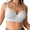 White, variant on MOJOGO Women's Bra Wide Strap Lift Up Underwire Full Coverage Side Smoothing Bralettes for Daily Wear 85D