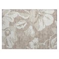 thumbnail image 2 of Addison Rugs Chantille Indoor/Outdoor Transitional Floral Taupe Washable Rectangle Rug, 1'8" x 2'6", 2 of 6
