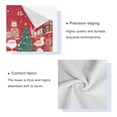 thumbnail image 4 of Three-Piece Towel Set Face Towel Towel Set Hand Towel Bath Towel Cotton Bath Towels Bath Towel Sets Hand Bath Towels Santa Claus and House Pictures, 4 of 8