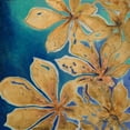 thumbnail image 2 of Pinto, Patricia 15x15 Black Ornate Wood Framed with Double Matting Museum Art Print Titled - Fiori d Oro II, 2 of 4