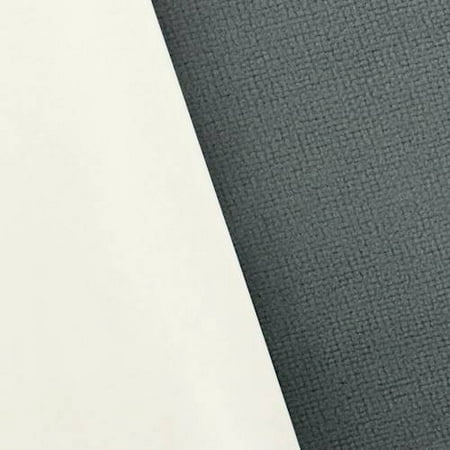 Bone Ivory/Gray Soft Shell Micro Grid Fleece, Fabric By the