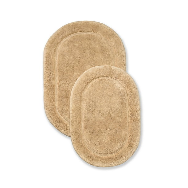 Impressions Sherman Oval NonSlip Cotton 2Piece Bath Rug Set
