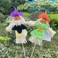 thumbnail image 5 of Konghyp Halloween Pumpkin Scarecrow Doll Garden Decoration, Witch Prop for Outdoor Festivities, Unique Fall Decor for Parties and Events, Eye-catching Festival Decoration Supplies, 5 of 8