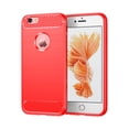 thumbnail image 1 of PANDACO Étui en Métal Brossé Rouge pour iPhone 6 Plus Ou iPhone 6s Plus, 1 of 4