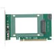 thumbnail image 1 of Tarjeta adaptadora ST518 PCI-E X16 U.2 SFF-8639 Componente electrónico NVMe SSD de 2,5 pulgadas, 1 of 8