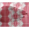 thumbnail image 4 of oneOone Viscose Chiffon Fabric Triangle & Hexagon Geometric Fabric Prints By Yard 42 Inch Wide, 4 of 4