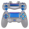 thumbnail image 2 of eXtremeRate D-pad R1 L1 R2 L2 Trigger Touchpad Action Home Share Options Buttons for ps4 Controller, Chameleon Purple Blue Full Set Buttons Repair Kits for ps4 Slim Pro CUH-ZCT2 Controller, 2 of 5