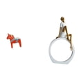 thumbnail image 1 of Figura De Niña A Caballo De Dalecarlian, Estatua De Mujer, Escultura Animal, Adorno Coleccionable, Centro De Mesa, Dormitorio, Regalo Para Lectores, Decoración Abstracta De Estilo Rústico., 1 of 8