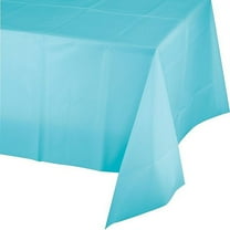 Plastic Tablecover, Pastel Blue, 54" x 108"