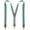 Aqua Blue, variant on Suspenders for Men Adjustable Y Back Elastic with Strong Clips
