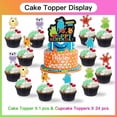thumbnail image 5 of Monster Bash Party Supplies Decorations Birthday Cake Topper Banner Decor Backdrop Balloons, 5 of 7