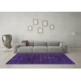 thumbnail image 3 of Ahgly Company Indoor Square Abstract Purple Contemporary Area Rugs, 8' Square, 3 of 4