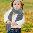thumbnail image 4 of Bufandas de punto cálidas de invierno para niños, bufandas cálidas, calentadores de cuello para niños pequeños, niñas y niños, 4 of 5