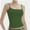 Army green, variant on Stretch Camisole Tank Tops for Women - Spaghetti Strap Undershirt Cami Fits Women