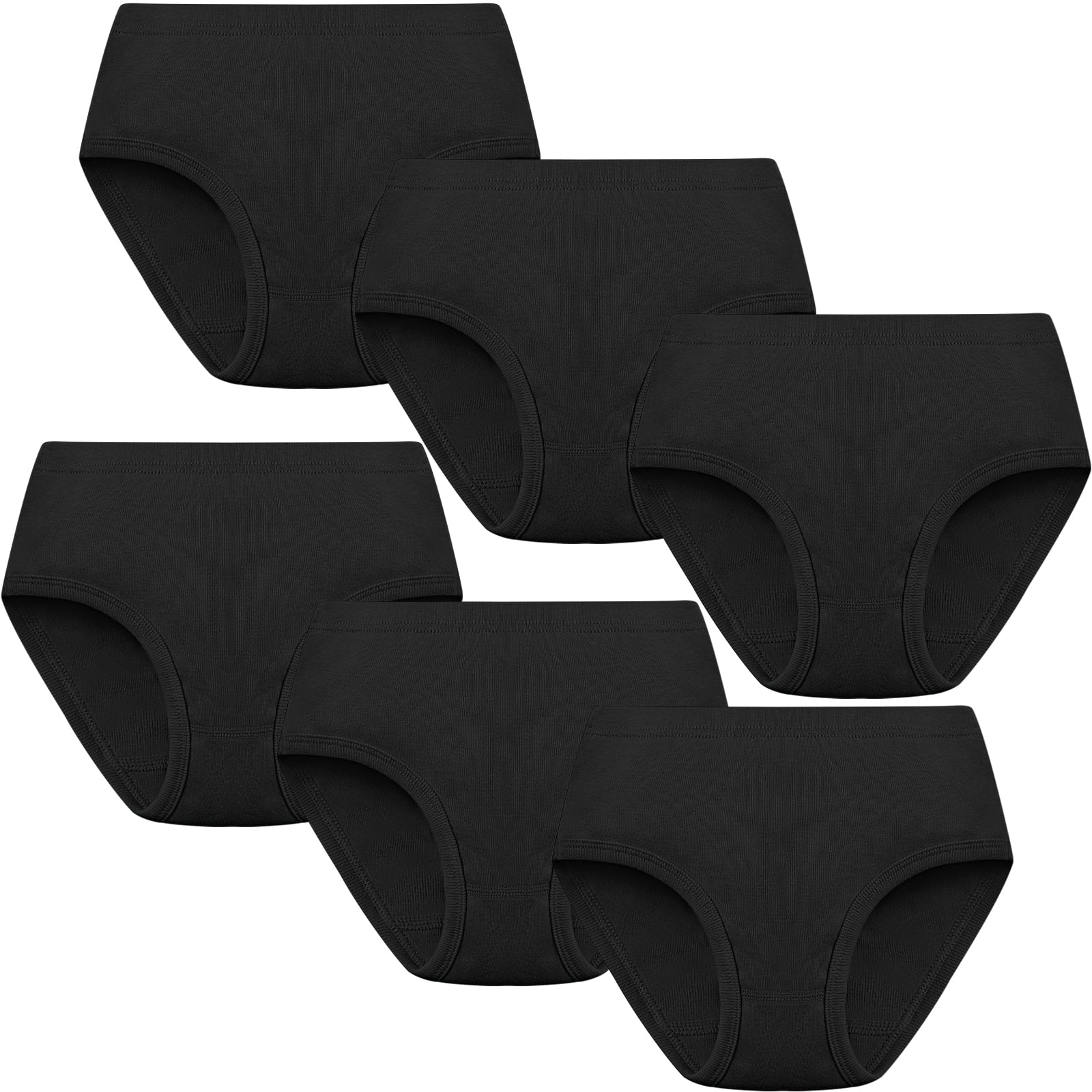SYNPOS Girls Underwear 100% Cotton Underwear for Girls Breathable ...