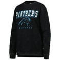 thumbnail image 2 of Women's G-III 4Her by Carl Banks Black Carolina Panthers Comfy Cord Pullover Sweatshirt, 2 of 5