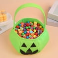 thumbnail image 5 of Extra Large Halloween Woven Basket Long Handle Tote, Storage Bag for Halloween Candy, Gifts, and Toy Organization, 5 of 7