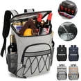 thumbnail image 2 of Practical Oxford Cloth Backpack Meal Container Backpack Large Capacity Insulated Cooler Bag, 2 of 8