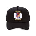 thumbnail image 1 of Military Patch Adjustable Trucker Hats - Vietnam Veteran Flags, 1 of 2