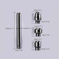 thumbnail image 3 of Shower Shower Attachments Aluminum 3 Water Shower Head Nozzle Anal Rinse Vaginal Cleaning Kit Cleaner, 3 of 5