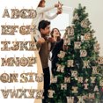 thumbnail image 4 of Personalized 26 Letters Christmas Tree Ornaments - DIY Acrylic Alphabet Hanging Decor for Holiday Decorations, Christmas Tree Ornaments Personalized DIY Christmas Ornaments Christmas Decoration, 4 of 4