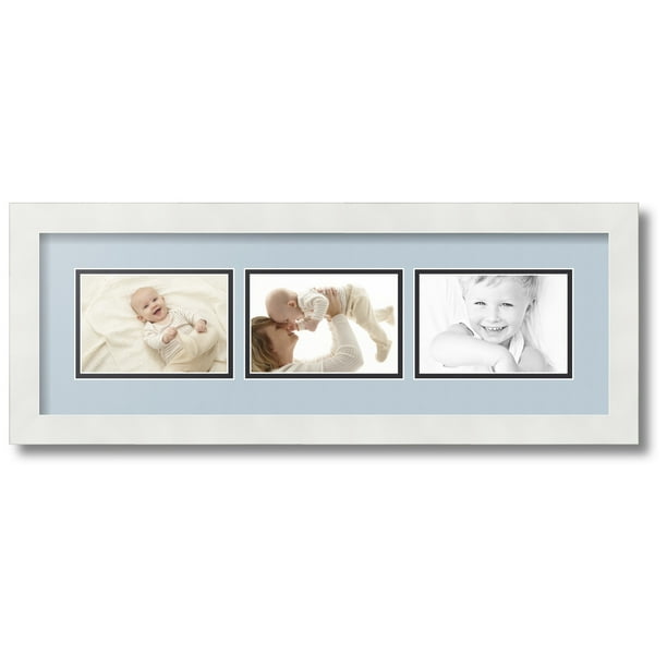 ArtToFrames Collage Photo Picture Frame with 3 4x6 Openings, Framed