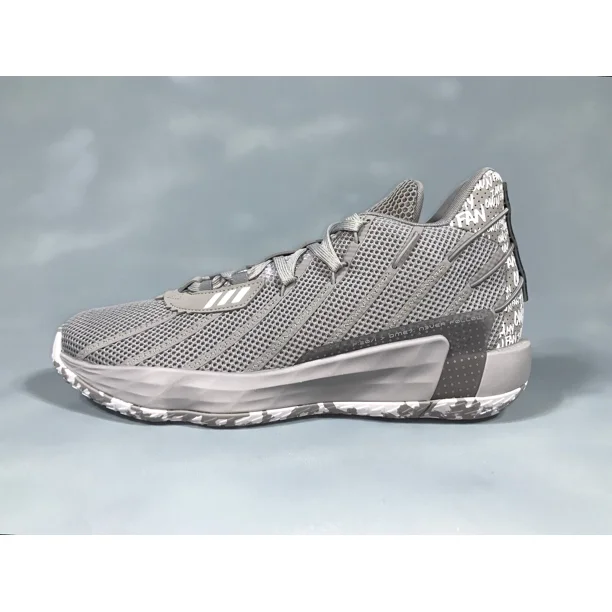 Adi-das SM Dame 7 Team Basketball Shoes Wolf Gray FY4249 Men Size 13