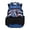 Cheerleader Megaphone Blue Glitter, variant on Orange Capybara School Backpack for Teens Girls, 17 Inch Large Capacity, Fits 15.6 Laptop, Multi-Pocket Lightweight Bookbag for Back to School Gifts