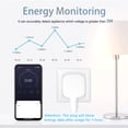 thumbnail image 3 of YQHWQ Smart Plug with Energy Monitoring, Voice Control, 2,4GHz WiFi Plug, Smart Life APP Wireless Remote Control and Timer Function, Work with and Google Home, 13A (2 Pa, 3 of 5
