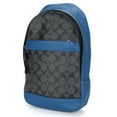 thumbnail image 2 of Pre-Owned Coach Shoulder Bag F72043 Signature Leather Blue Black Body Men's COACH (Good), 2 of 11