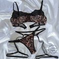 thumbnail image 1 of Conjunto De Tul Poá Y Encaje Con Tirante Ajustable Lenceria De Lujo Romance Deng Xun unisex, 1 of 2