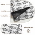 thumbnail image 6 of Ocean Brown Fish Round Area Rug 3.3Ft Washable Circle Rugs for Dining Room Table, Summer Fishing Coastal Nautical Simple Non-Slip Carpet Floor Mats Indoor Outdoor Carpet Runner Aesthetic Home Decor, 6 of 8