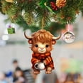 Cute Cartoon Upland Calf Pendant Car Daily Home Window Wall Decoration