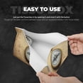 thumbnail image 2 of Kdxio Magnetic Old Compass On World Map Print Tissue Box Cover,Modern PU Leather Rectangular Tissue Box Holder for Bathroom Living Room Bedroom Office Desk Car Home, 2 of 6
