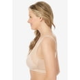 thumbnail image 3 of Catherines Women's Plus Size Wireless Front-Close Cotton Comfort Bra, 3 of 6